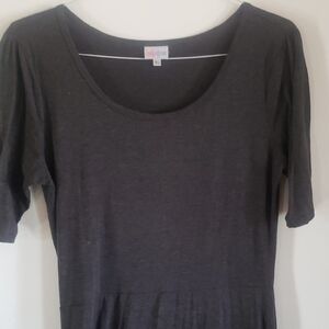 LuLaRoe Charcoal Casual Dress